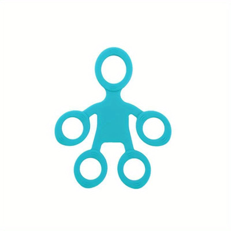 1pc Silicone Finger Grip Strengthener, Medium Tension Level, Hand Exerciser Ring for Finger Training and Strength Improvement