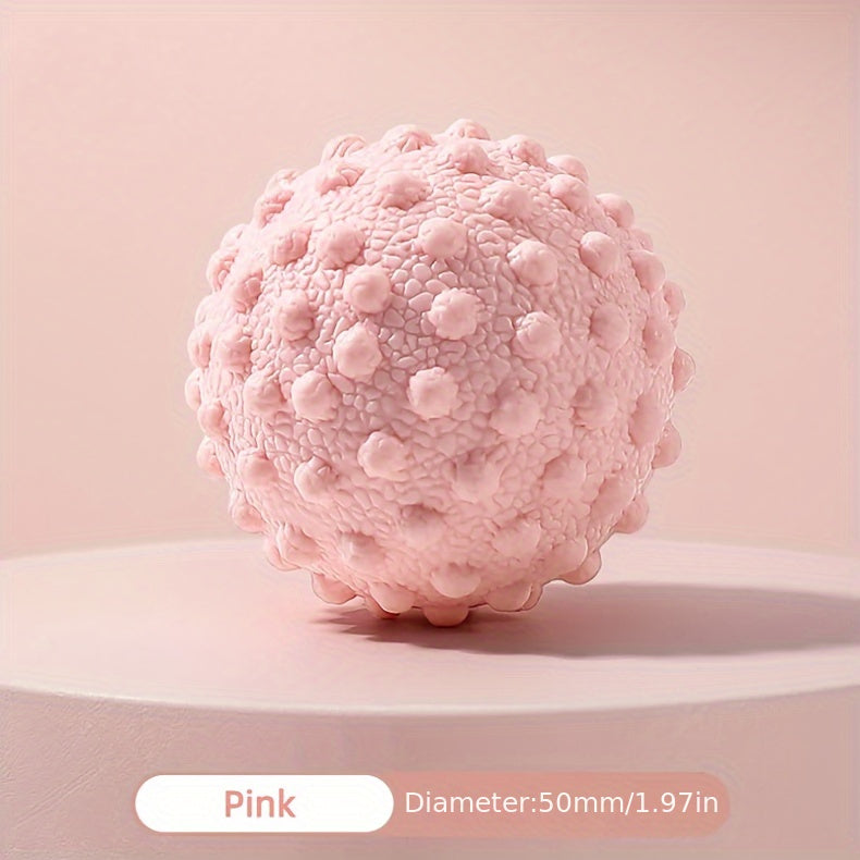 Fascia Ball, Raised Point Massage Ball, TPR Yoga Ball, Waist Back, Foot Massage Ball, Suitable for Home Gym