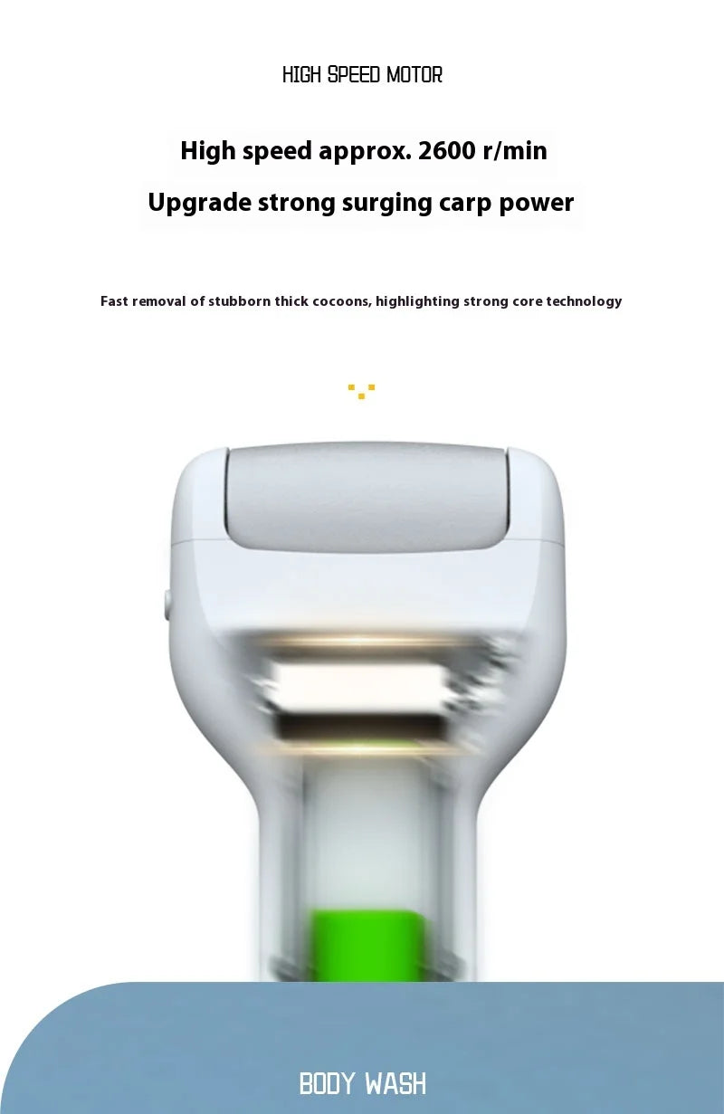 Electric foot grinder, rechargeable foot repair tool, dead skin and calluses polishing machine, exfoliating polishing machine