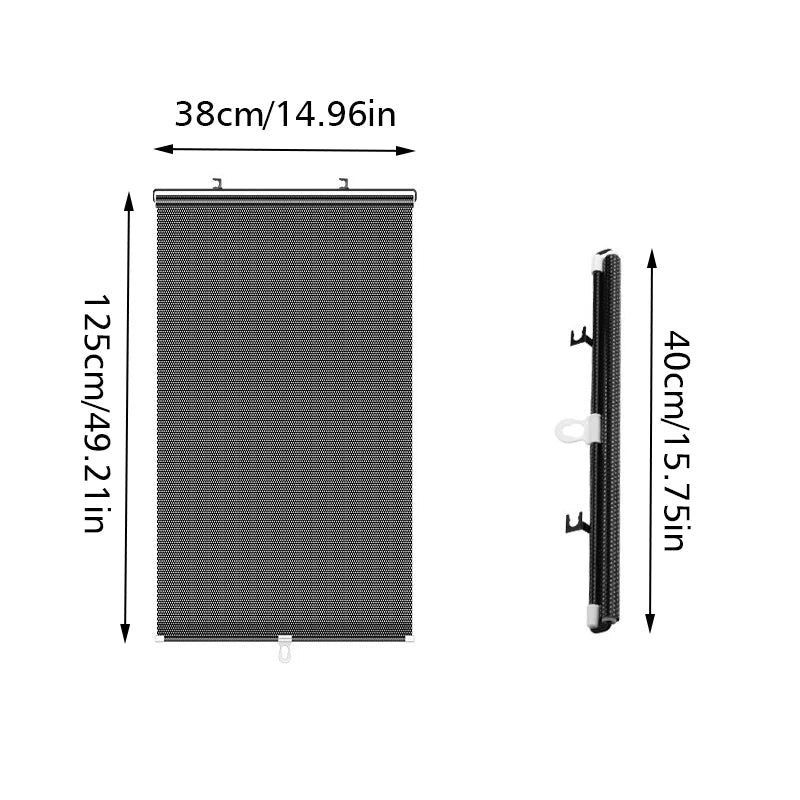 Black Out Blinds Roller Drilling Drill Blackout Shades Curtain Rollers for Window Roll Darkening Blind Curtains Kitchen Shutter