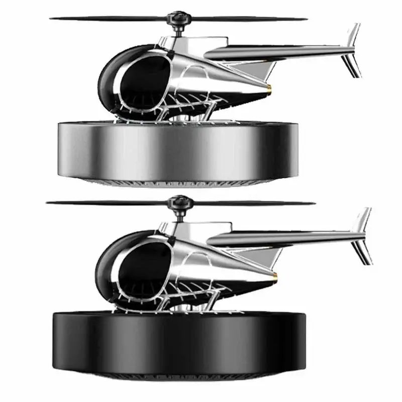 Solar Powered Rotating Helicopter Air Freshener Decoration Accessories Fragrance Diffuser Perfume Odorless Car Ornaments