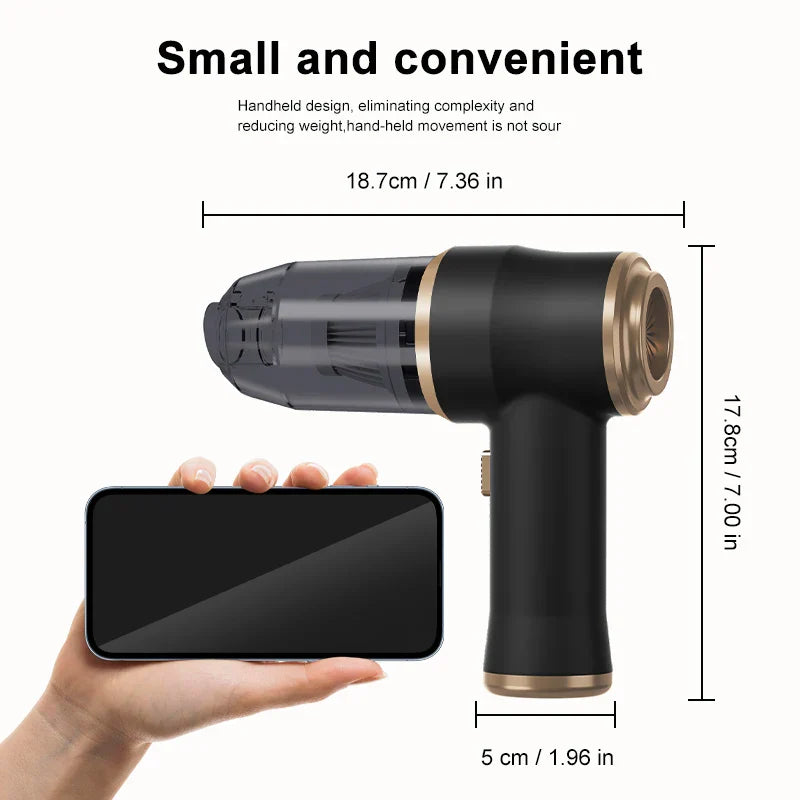 Wireless Car Vacuum Cleaner for Cleaning Bedroom Carpets Portable High Power Function Home Appliance Cleaning Machine