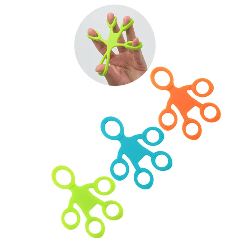 3pcs silicone finger massager, finger rehabilitation device, suitable for sports enthusiasts, office workers