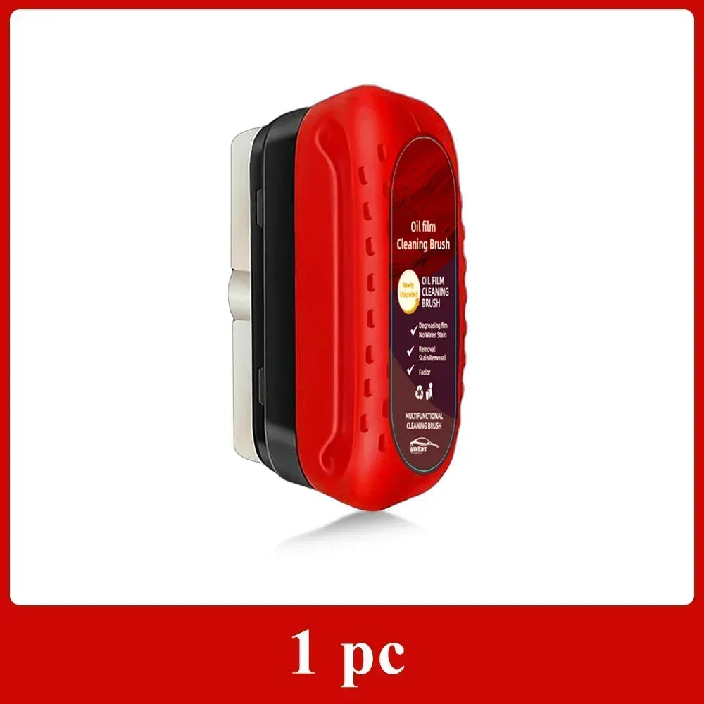 Car Glass Coating Oil Film Clean Brush Kit - 120ml Professional Repair Glass Scratch Brightening Windows Anti-fog Polishing