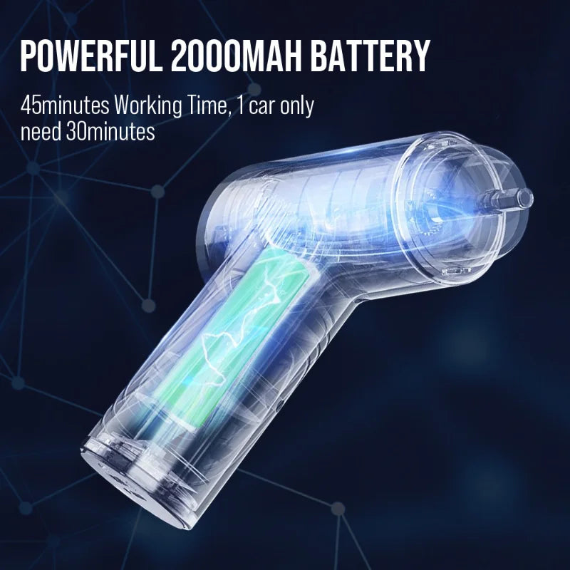 100W/148W Wireless Waxing Machine Car Polisher Machine Mini Wireless Electric Polishing Machine Paint Surfaces Floor Repair Tool