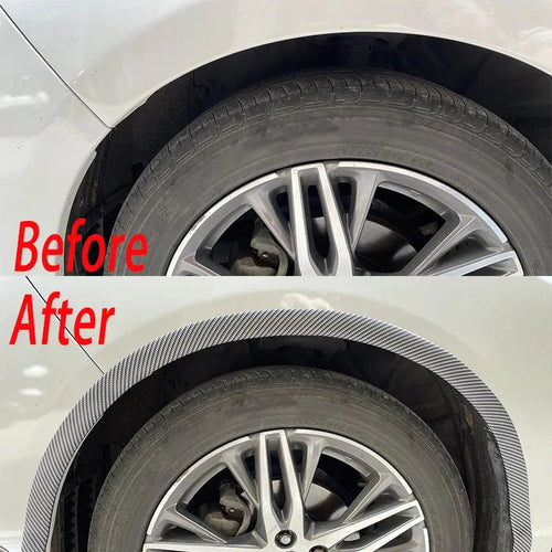 1.5 Meters Car Fender Flares Arches Wing Expander Arch Eyebrow Mudguard Lip Body Kit Protector Cover Mud Guard Accessories