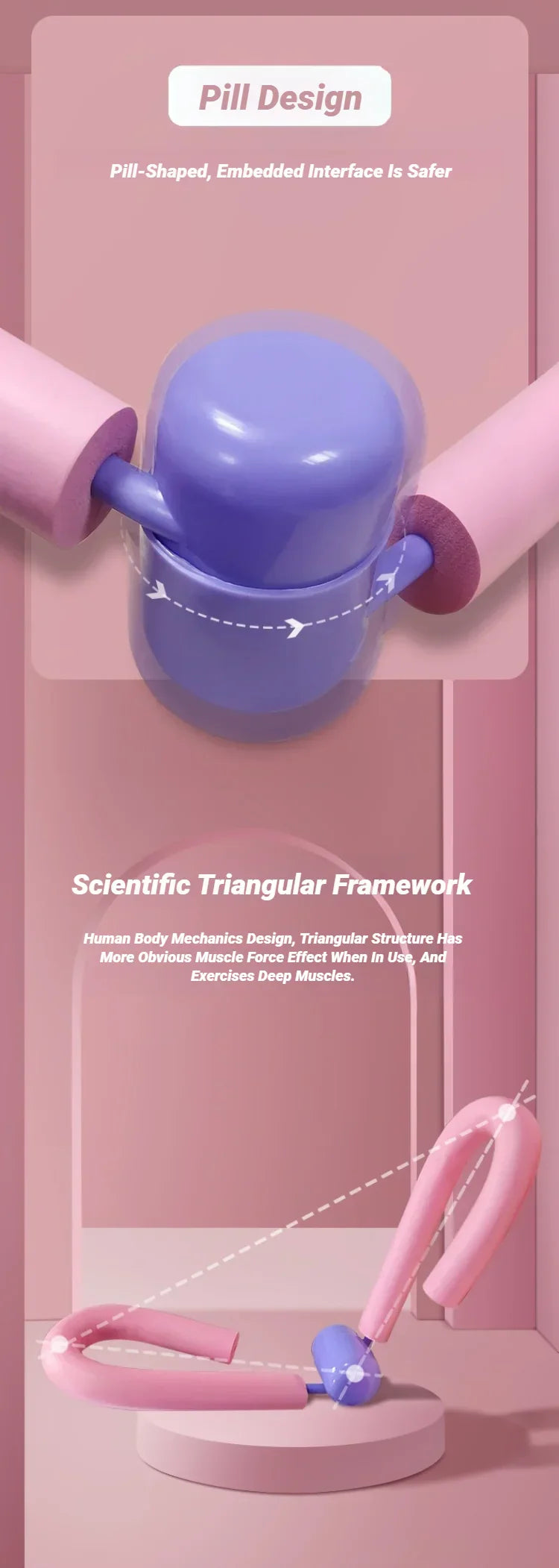 Fitness Leg Clamp Inner Equipment Trainer Accessories Yoga Women'S Home Slim Thighs God Tool Training Beauty Tightening Pelvic