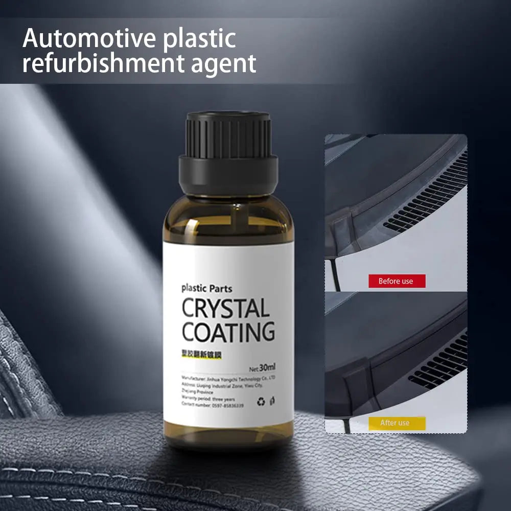 Car Plastic Exterior Recovery Renovator Trim Long-lasting Cleaner Agent Restorer Restoration востановитель пластика For Auto