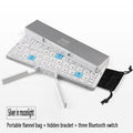 HB199 folding bluetooth keyboard wireless portable mobile phone tablet universal portable rechargeable
