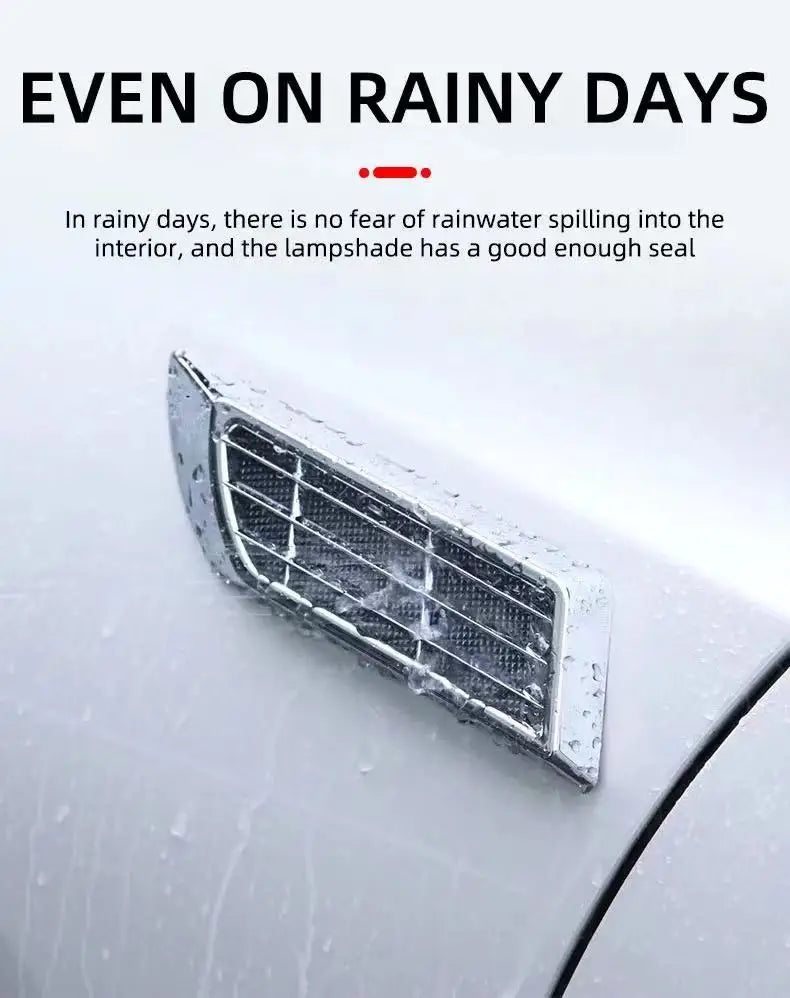 2pcs Car Solar Flashing LED Warning Lights Universal Adjustable Automotive Parking Rearing Warning Light Car Styling Accessories