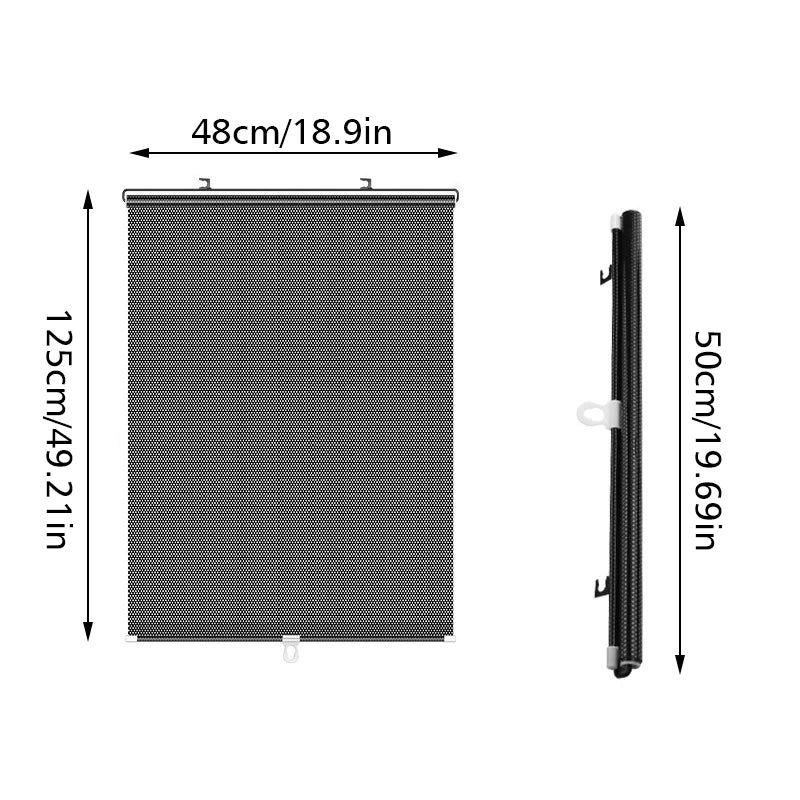 Black Out Blinds Roller Drilling Drill Blackout Shades Curtain Rollers for Window Roll Darkening Blind Curtains Kitchen Shutter
