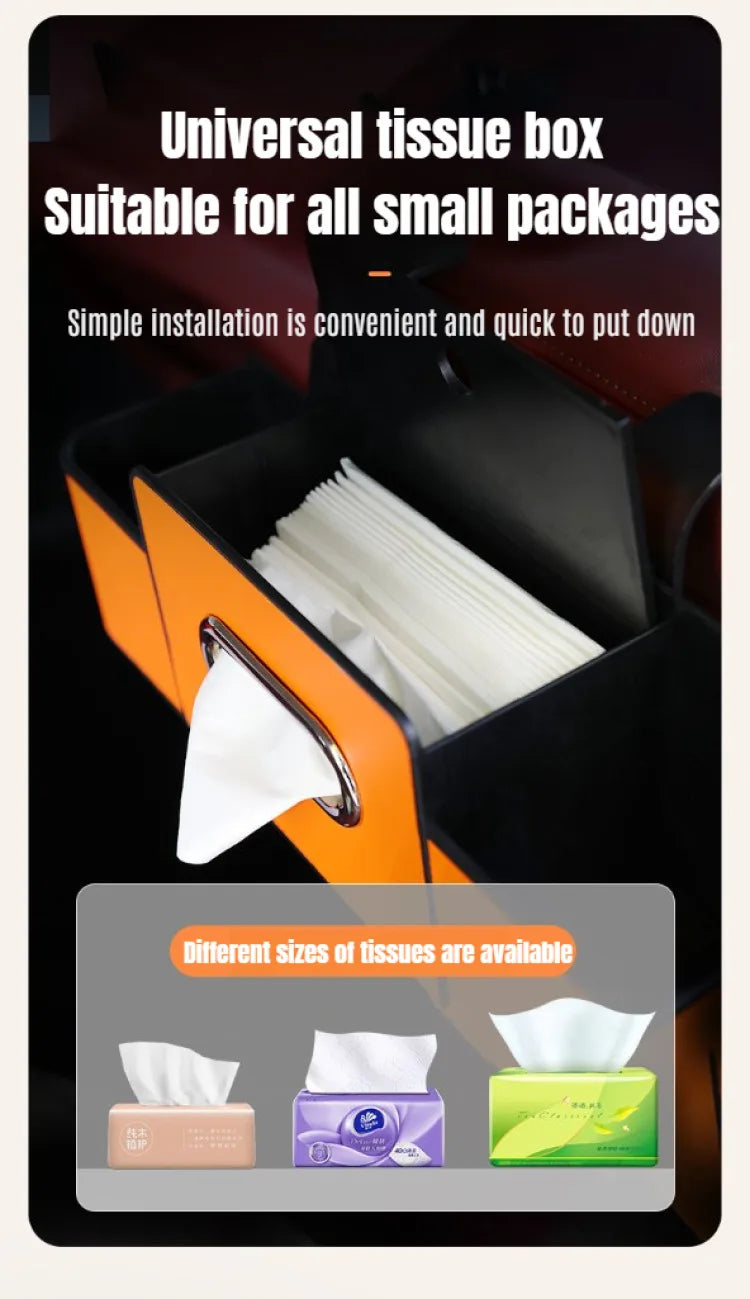 Hanging Seat Hook Cup Holder Storage Bag Universal Car Seat Back Organizer Multi-Function Hanging