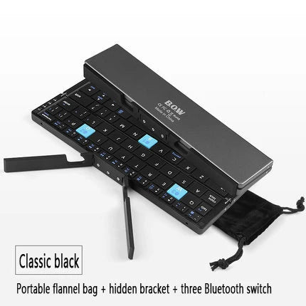 HB199 folding bluetooth keyboard wireless portable mobile phone tablet universal portable rechargeable
