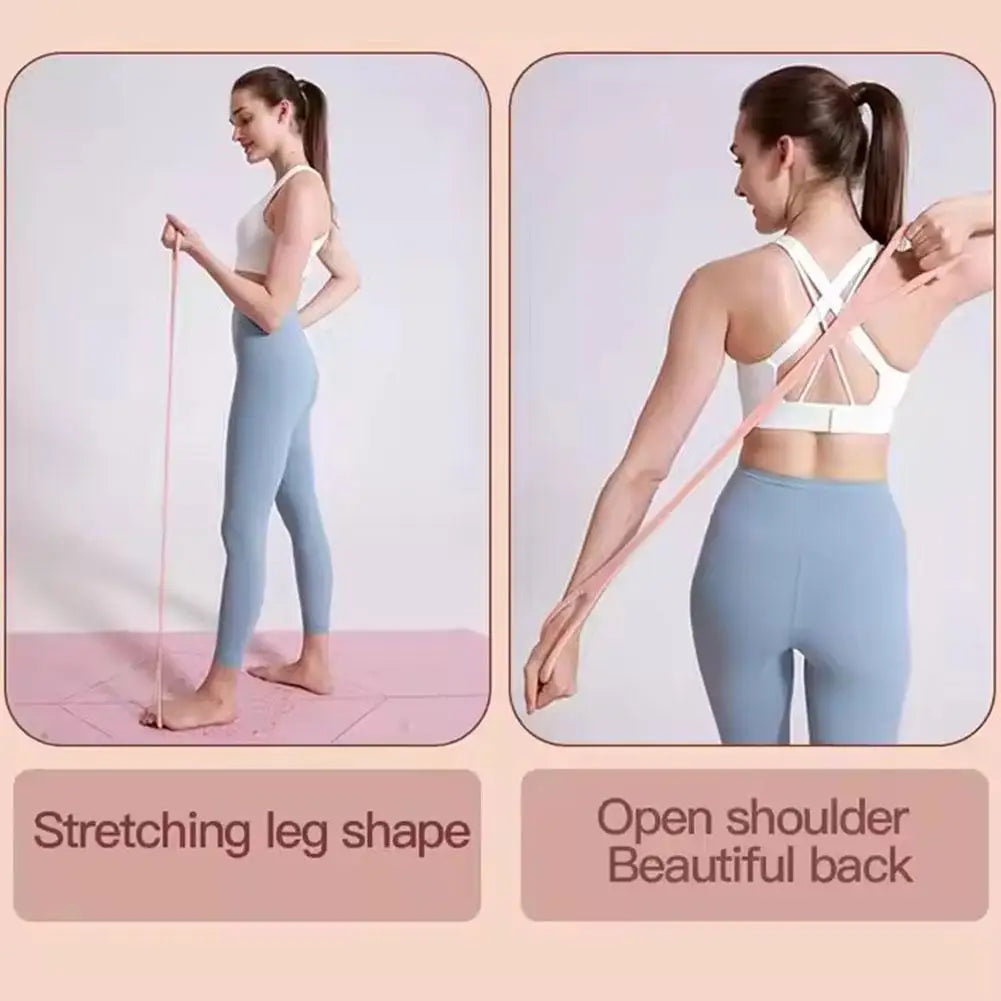 8 Word Tensioner Eight Silicone Yoga Auxiliary Home Elastic Band Fitness Equipment Shoulder Beauty Back Elastic Band