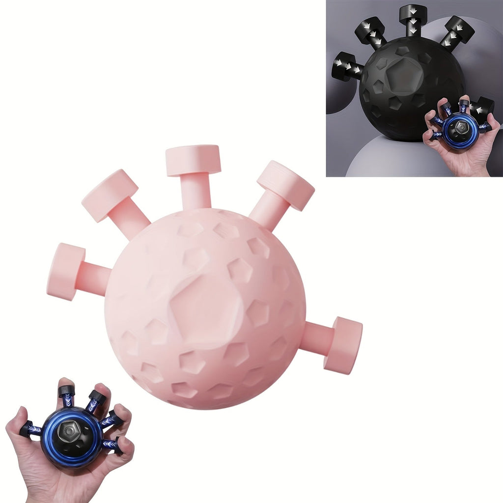 1pcsFinger Grip Strengthener, 2025 Upgraded Hand and Finger Exerciser, Silicone Grip Trainer for Muscle Building, Forearm Strength