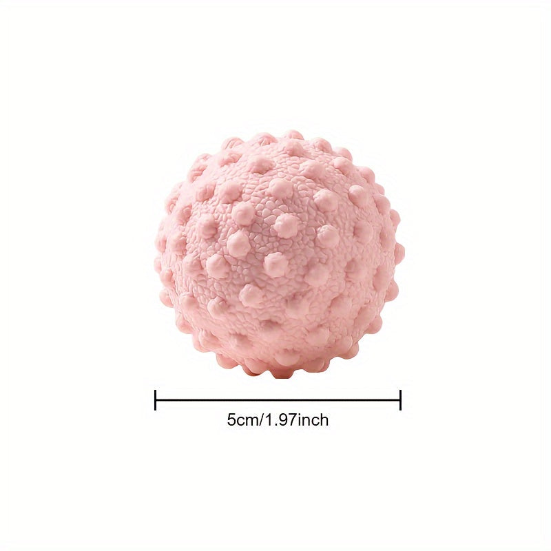 Fascia Ball, Raised Point Massage Ball, TPR Yoga Ball, Waist Back, Foot Massage Ball, Suitable for Home Gym