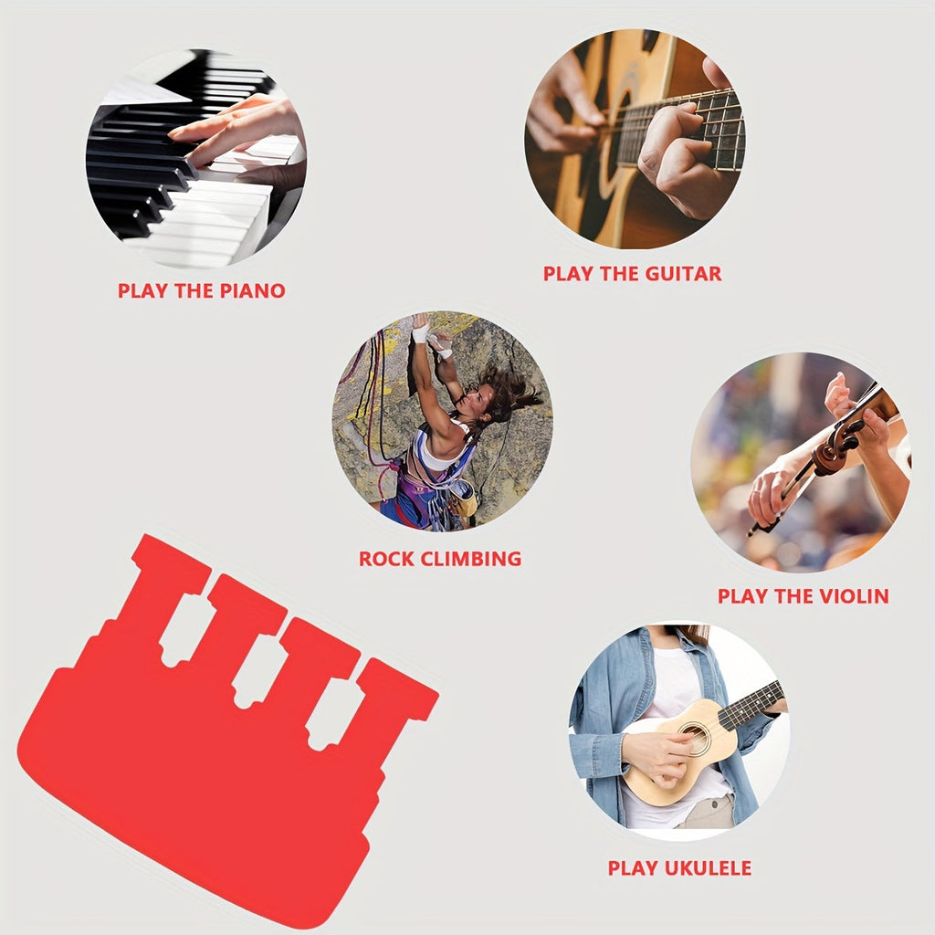 TIT COOPOPE Finger Exerciser, Finger Strengthener, Grip Strength Trainer, Guitar Finger Strength Trainer, and Training Device, 2023 New Grip Strength Trainer, Material: PP (Polypropylene), Uncharged, Please Refer To The SKU,