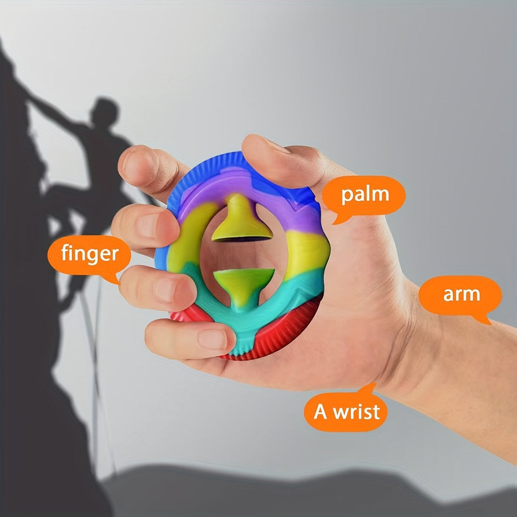 1pc Silicone Grip Strengthener with Suction Cup, Finger Rehabilitation Trainer, Hand Exercise Device