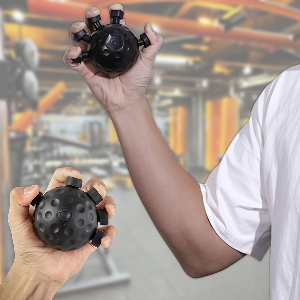 1pcsFinger Grip Strengthener, 2025 Upgraded Hand and Finger Exerciser, Silicone Grip Trainer for Muscle Building, Forearm Strength